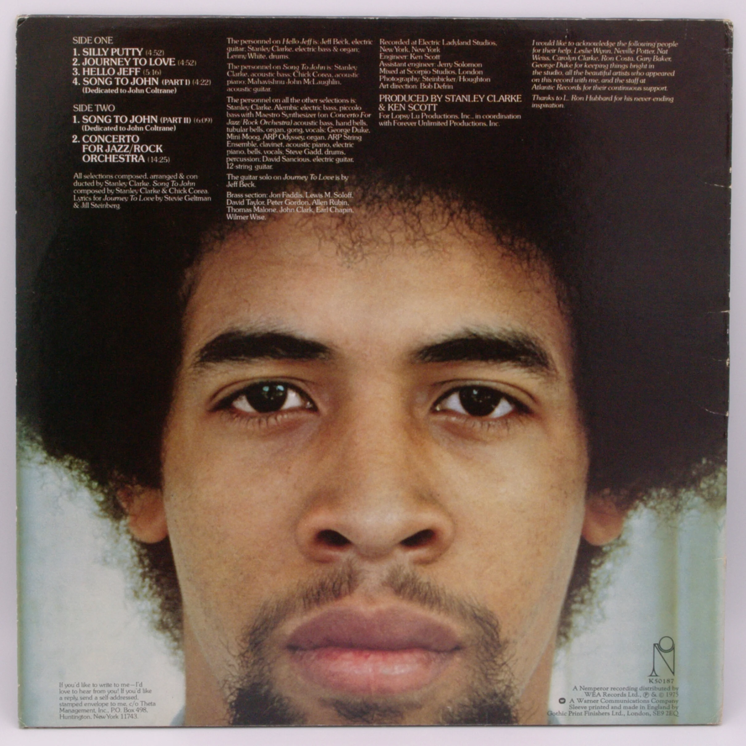 Stanley Clarke - Journey To Love - Umbrella Vinyl