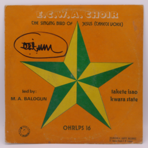 E.C.W.A. Choir - The Singing Voice Of Jesus (Takete Voice)