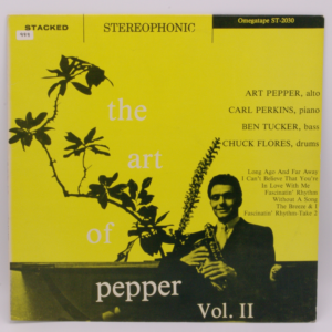 Art Pepper Quartet - The Art Of Pepper Vol. II
